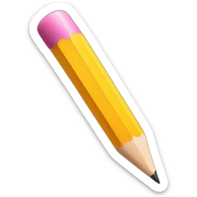 pencil thumb sticker