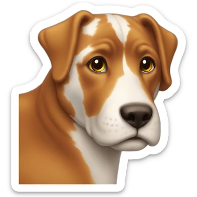 Chat roux câlin sticker