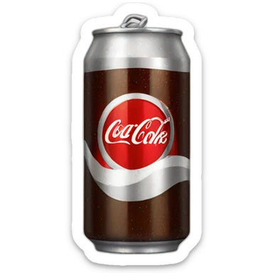 Vintage glass Diet coke sticker