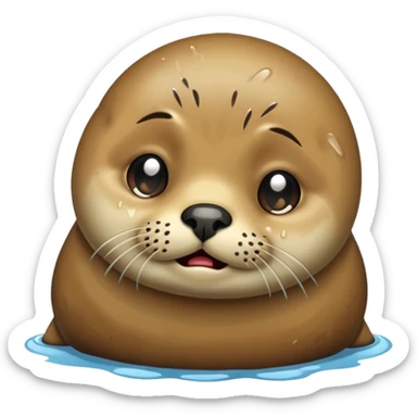Seal cry sticker