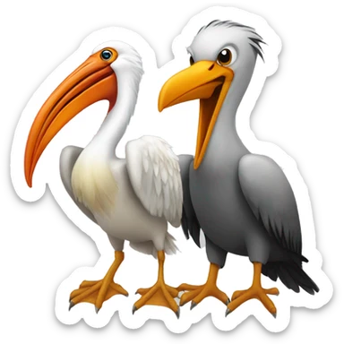 Pelican and Phoenix sticker