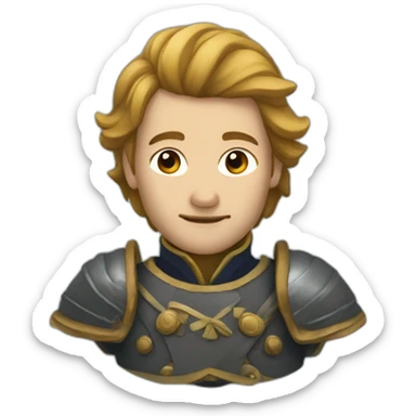 Chevalier croisé sticker