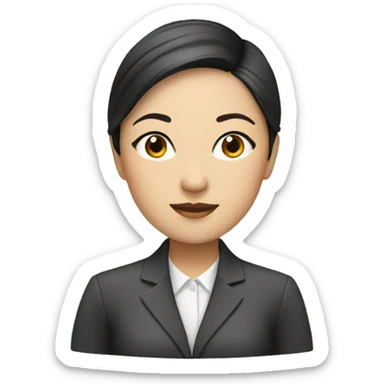 asian business women sticker