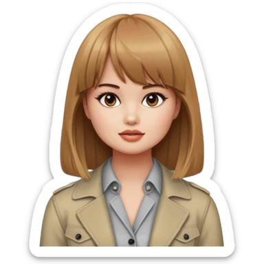 Debby Ryan (straight bangs) in the Big City sticker