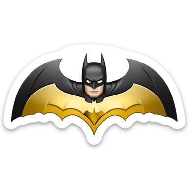 Batman logo sticker