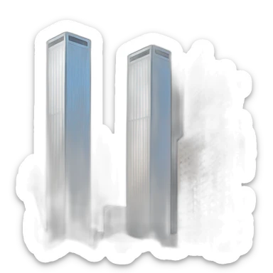 World Trade Center twin towers sticker