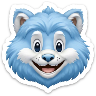 Unc tarheel mascot sticker
