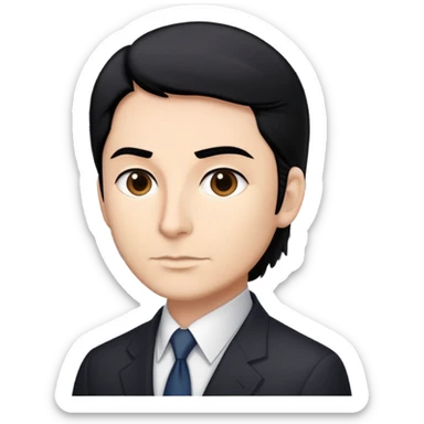 director of the cia who shared state secrets she has black hair with a white streak in front sticker