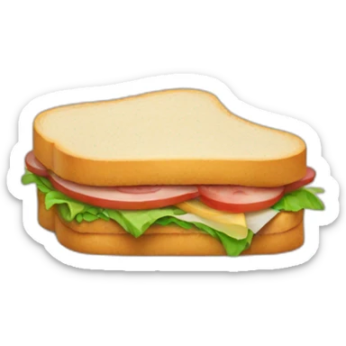 Sandwich sticker