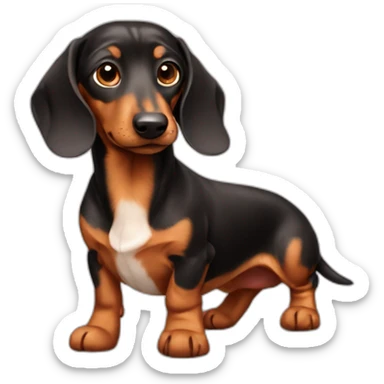 dog-daschund sticker
