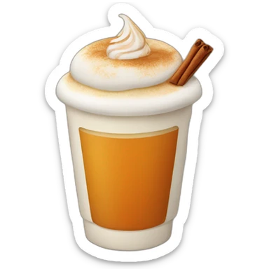 pumpkin spiced latte sticker