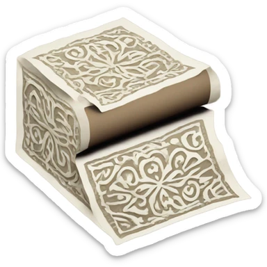 A singular Stamp is a small piece of paper or adhesive material used as evidence of payment for postage, often decorative sticker