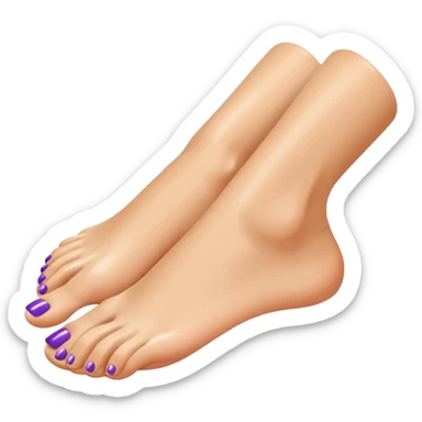 Pedicure sticker
