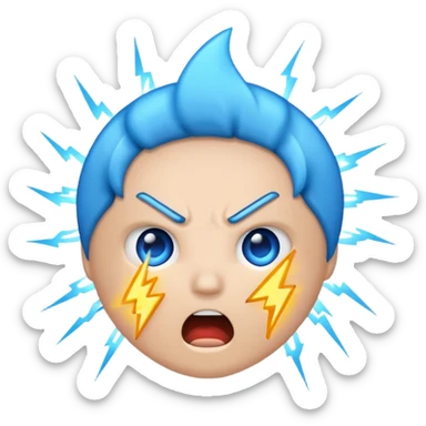 electric shock sticker