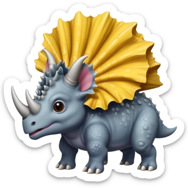 Triceratops sticker