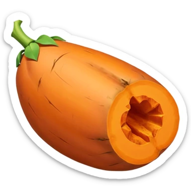 pointy sweet potato no green part sticker