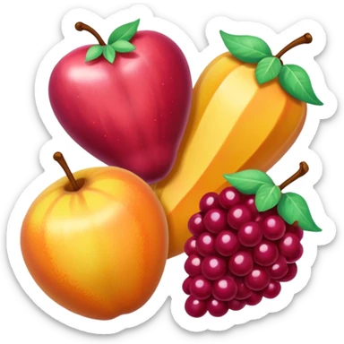 Candy-Coated Fruits sticker