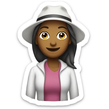 chicas yendo de viaje sticker