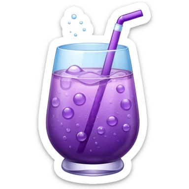 Make a grape soda sticker