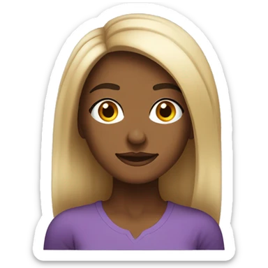 mulher e 36 anos, de cabelos castanho escuro, cabelo liso na altura do ombro,de olho  pretos, nariz afilado sticker