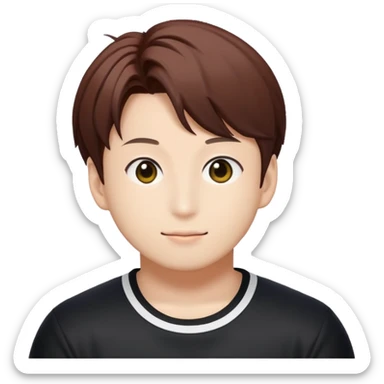 Faça um emoji do Jungkook do BTS sticker