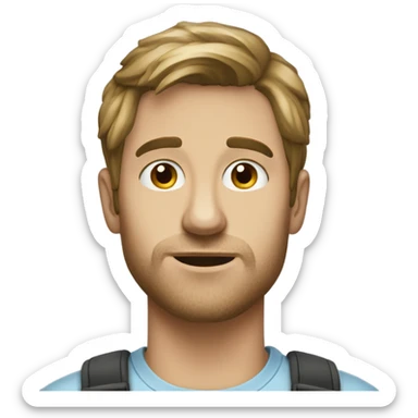 un jeune homme qui abandonne un business en ligne à 3000€ par mois sticker