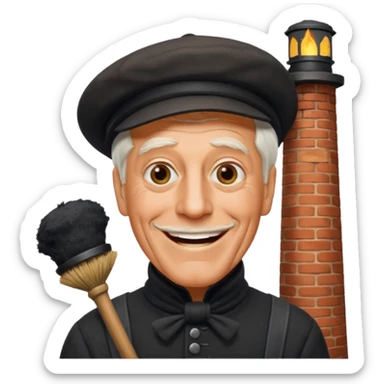 Dick Van Dyke chimney sweep  for discord  sticker