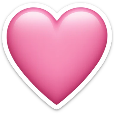 pink heart sticker