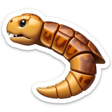 tortoise claw clip sticker