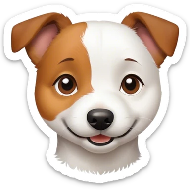 Cute jack Russel  sticker