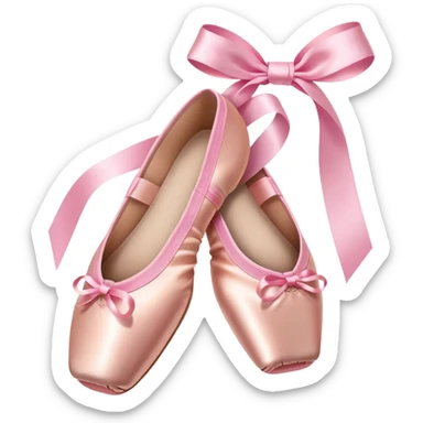 Pointe shoes sticker