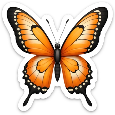 papillon sticker