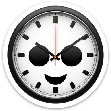 quiero un reloj  de pared sticker