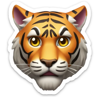 Phantom meowscles fortnite head tiger lookalike sticker