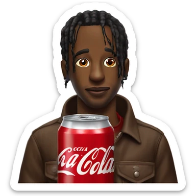 coca cola travis scott sticker