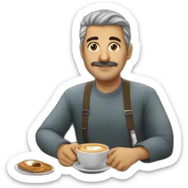 Un café turc sticker