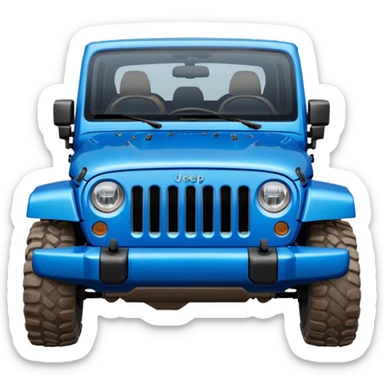 blue jeep wrangler sticker
