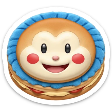 Doraemon Eating Dorayaki  sticker