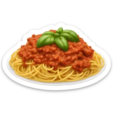 spaghetti bolognese sticker