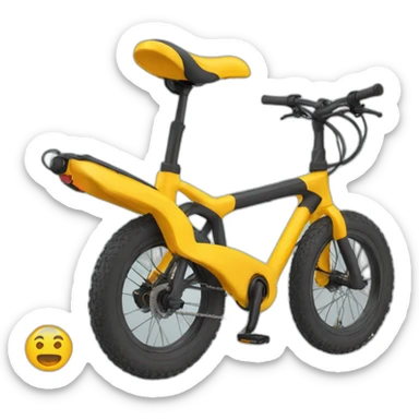 Vtt tout suspendu sticker