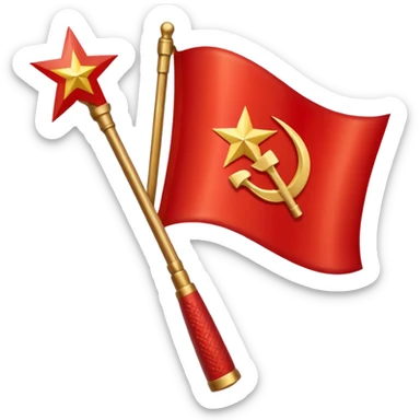 Soviet union flag sticker