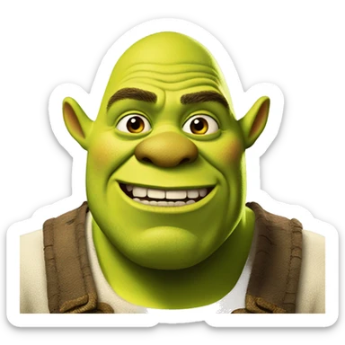 shrek shrek shrek sticker