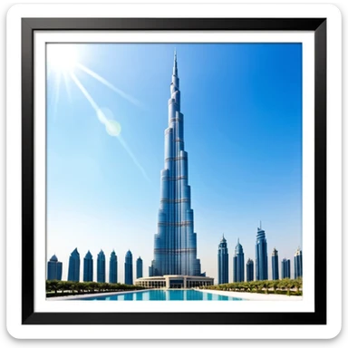 Burj khalifa sticker