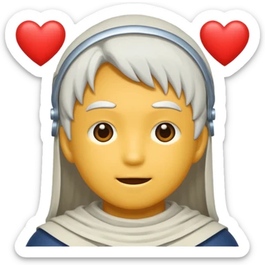 Danmachi love emoji man sticker