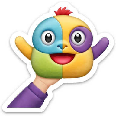 Hand Puppet sticker