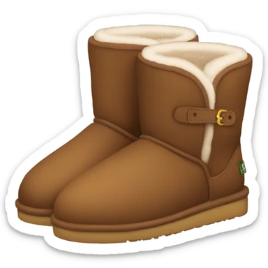 brown uggs tasmans  sticker