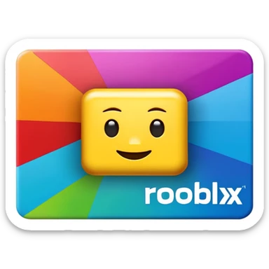 Make a Roblox gift card emoji sticker