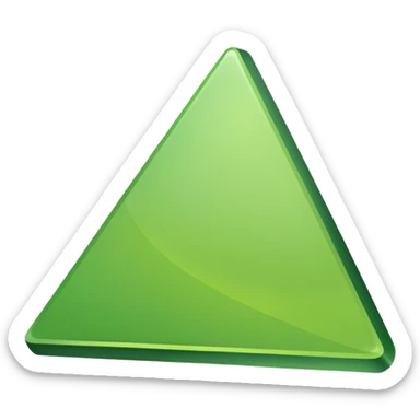 change color to green from red for 🔺 sticker