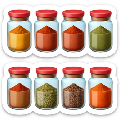 Spice Jar Collections sticker