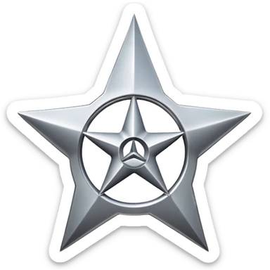 Make a Mercedes Benz logo emoji pls sticker